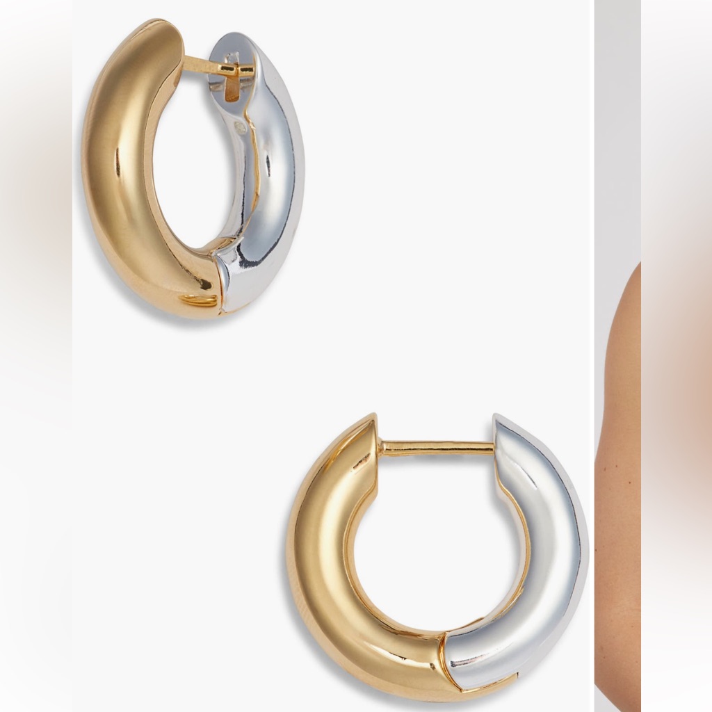 Nordstrom New Demi Fine Tube Huggy Hoop Earring